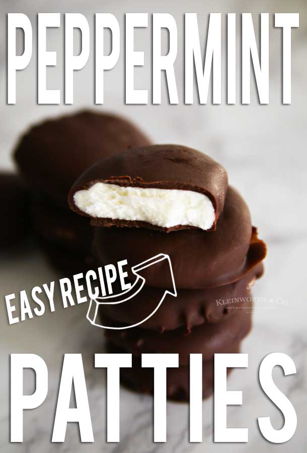 Holiday Treats - Homemade Peppermint Patties