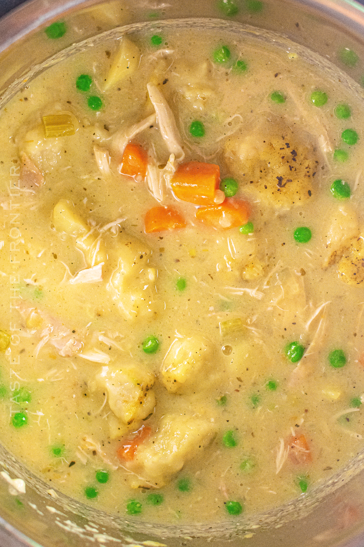 Recipe for Instant Pot Chicken and Dumplings