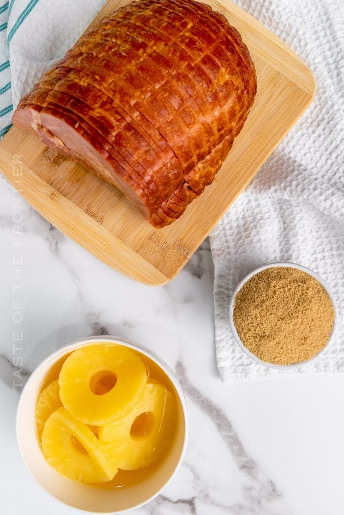 Ingredients for Instant Pot Ham