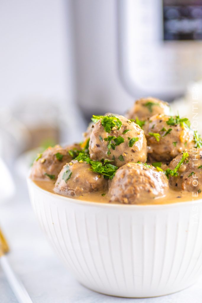 Instant Pot Swedish Meatballs Taste of the Frontier
