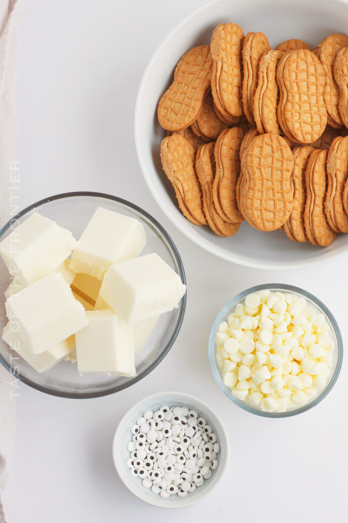 Ingredients for Mummy Cookies