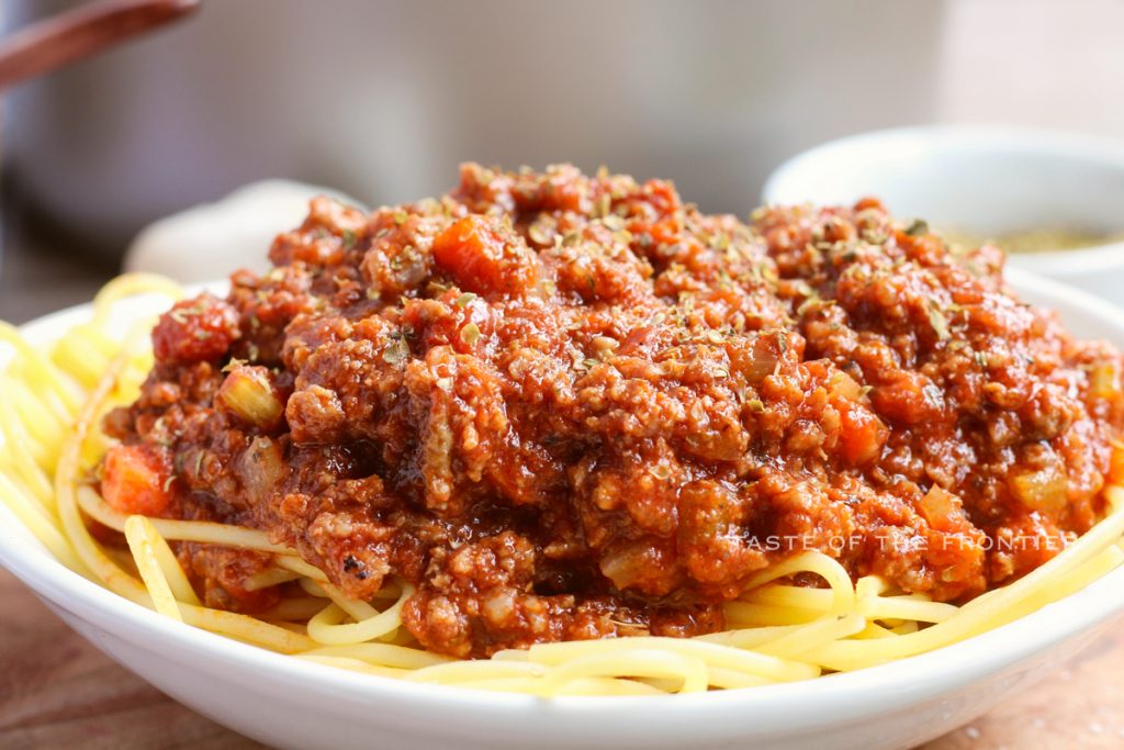 Easy Bolognese Recipe Taste of the Frontier