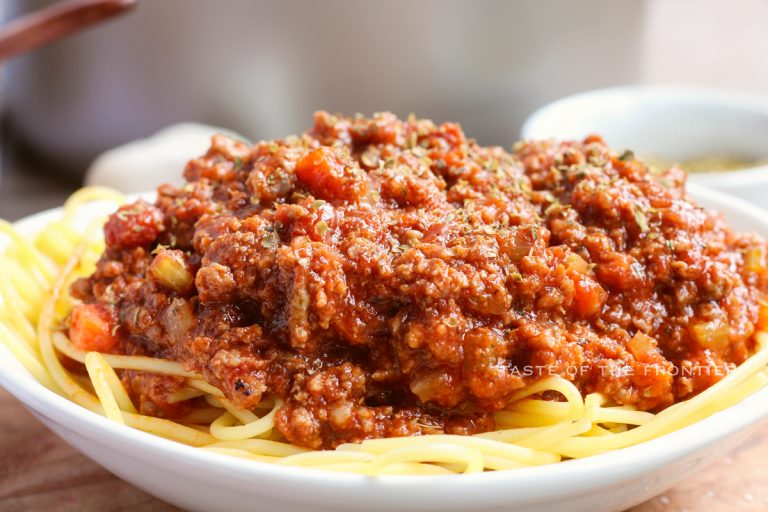 Easy Bolognese Recipe Taste of the Frontier