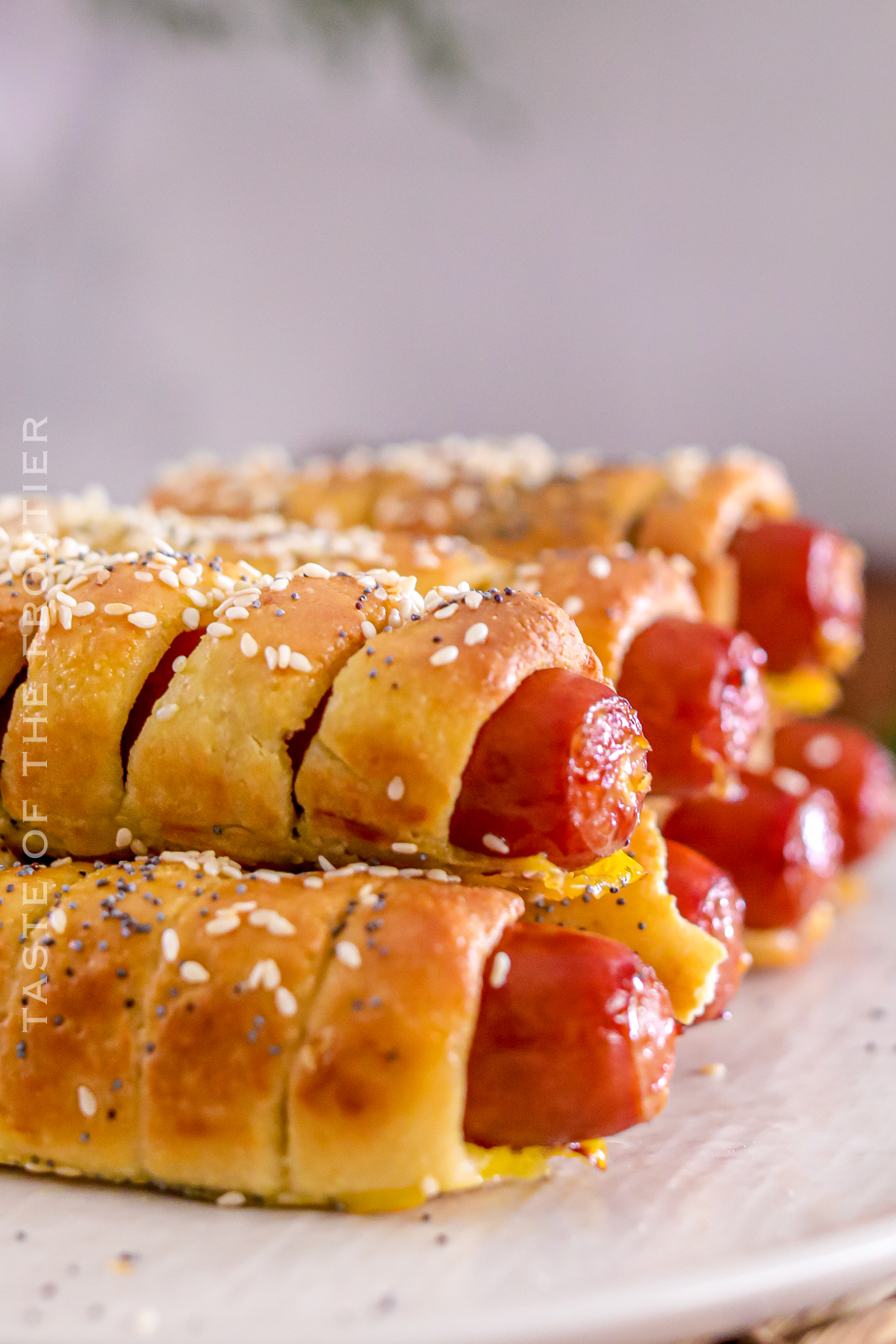 Pretzel Dog recipe using Crescent Rolls