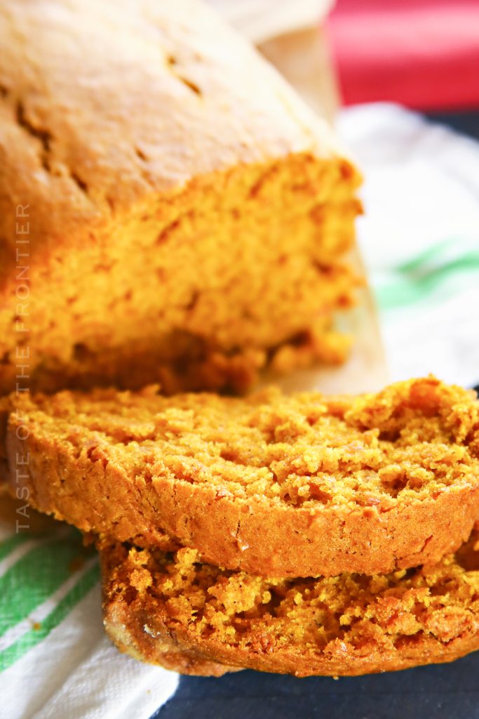 Air Fryer Pumpkin Bread Taste of the Frontier