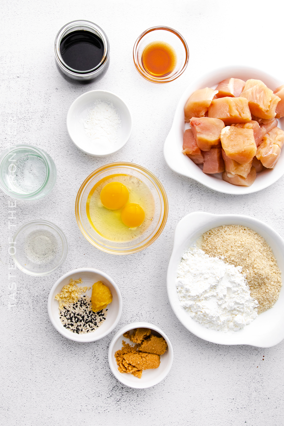 Ingredients for Air Fryer Teriyaki Chicken