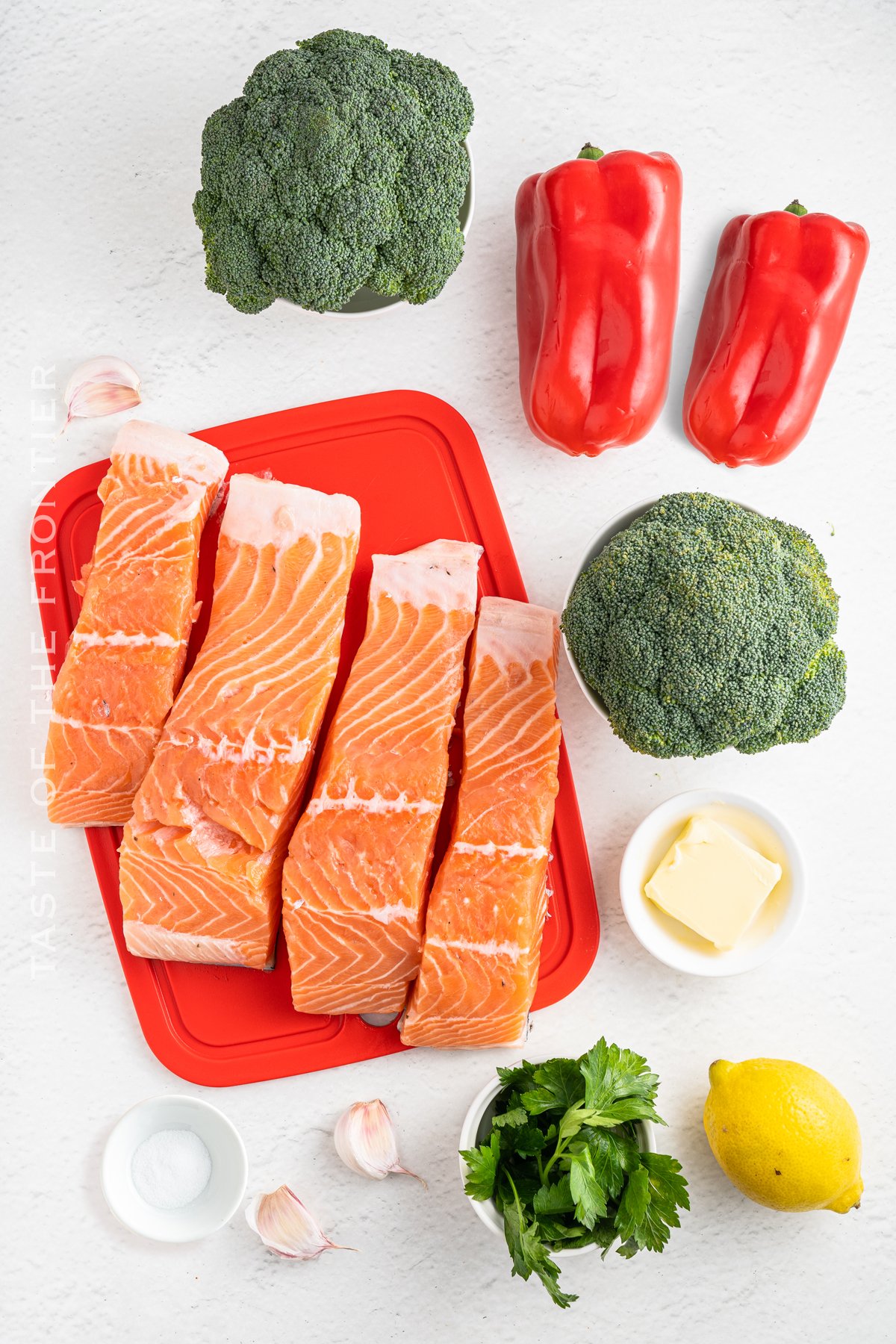 Ingredients for Baked Salmon