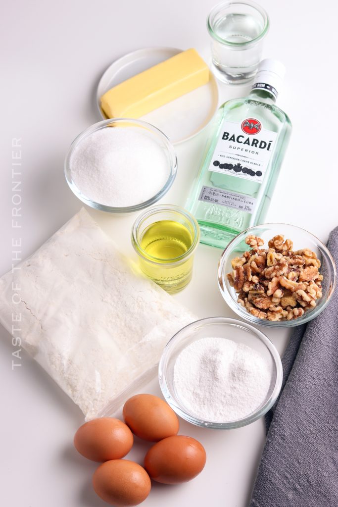 Rum Cake Taste of the Frontier