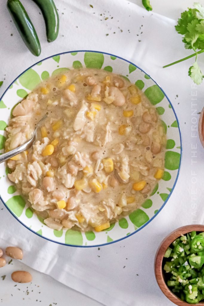 Instant Pot White Chicken Chili Taste of the Frontier