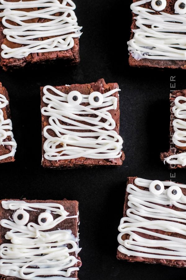 Mummy Brownie Bars