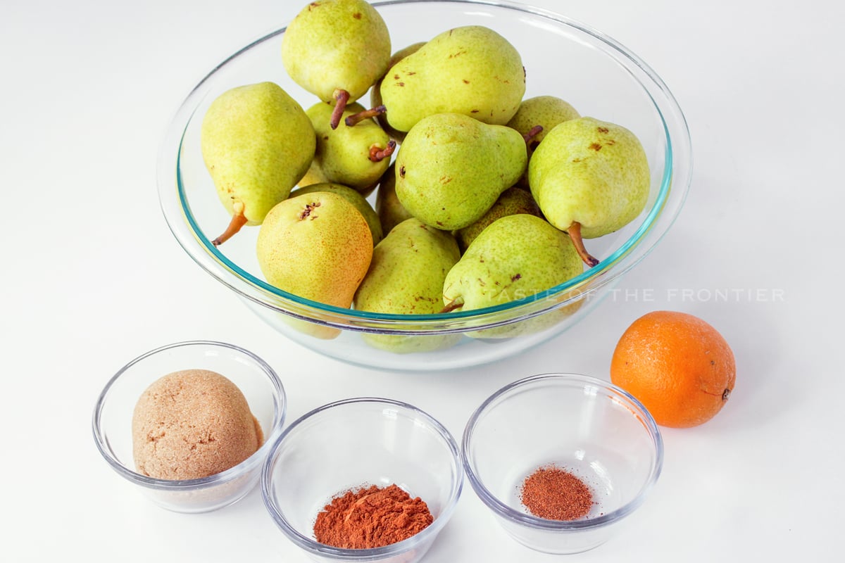 Ingredients for Pear Butter