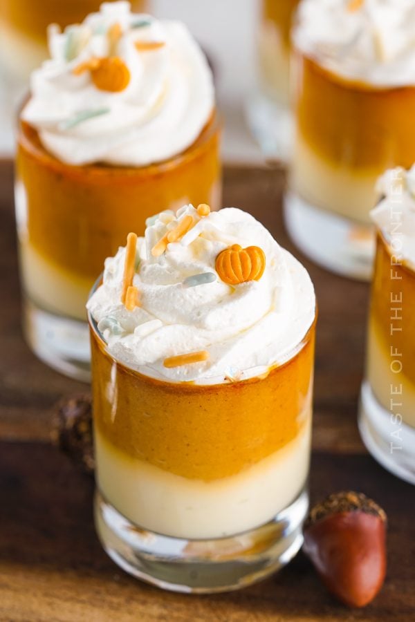 Pumpkin Pudding Shots