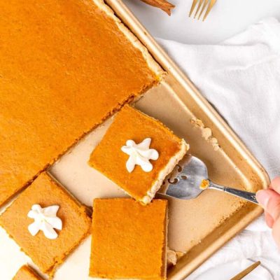 Pumpkin Slab Pie