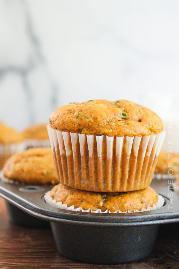 Pumpkin Zucchini Muffins Taste of the Frontier