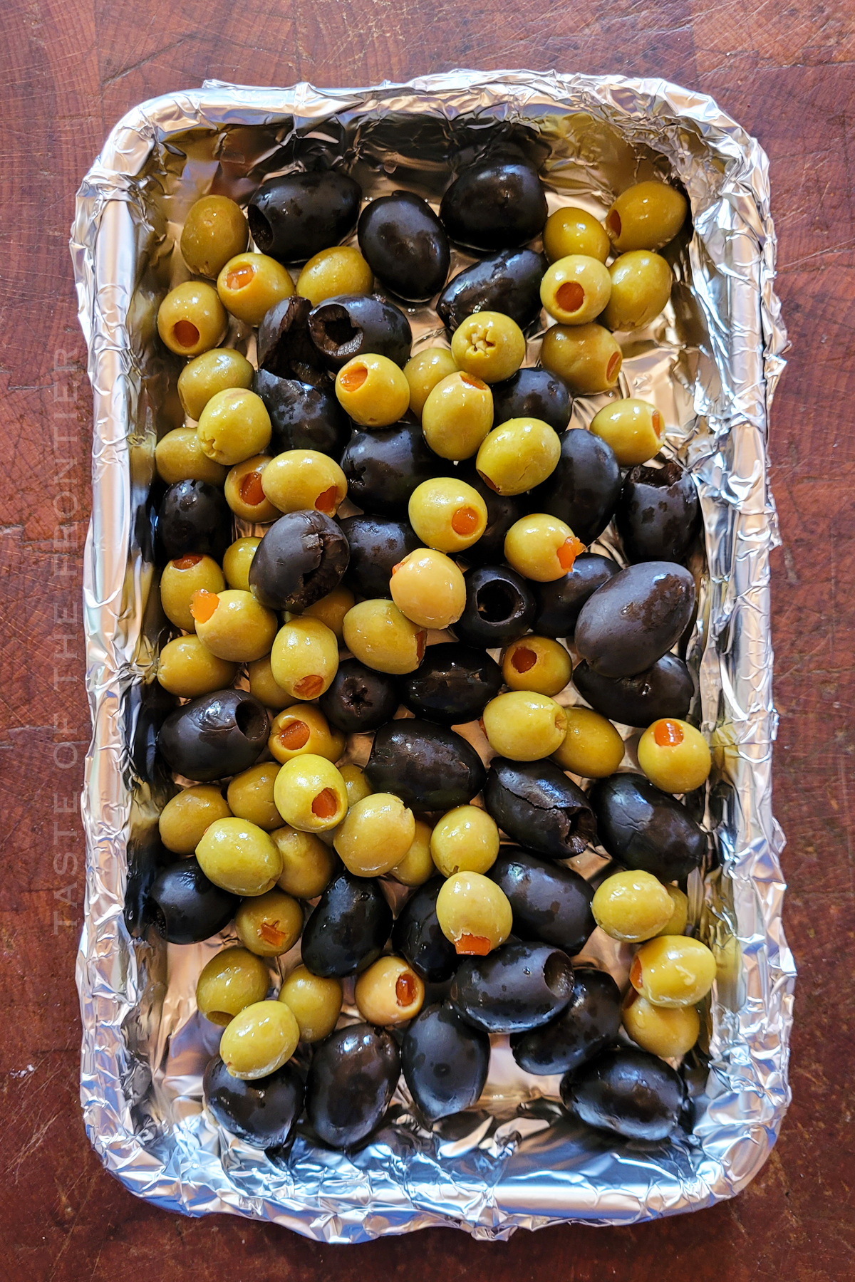 Ingredients for Smoked Olives