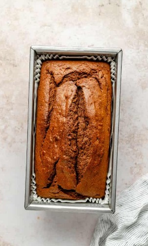 Pumpkin Gingerbread with Brown Butter Caramel Glaze