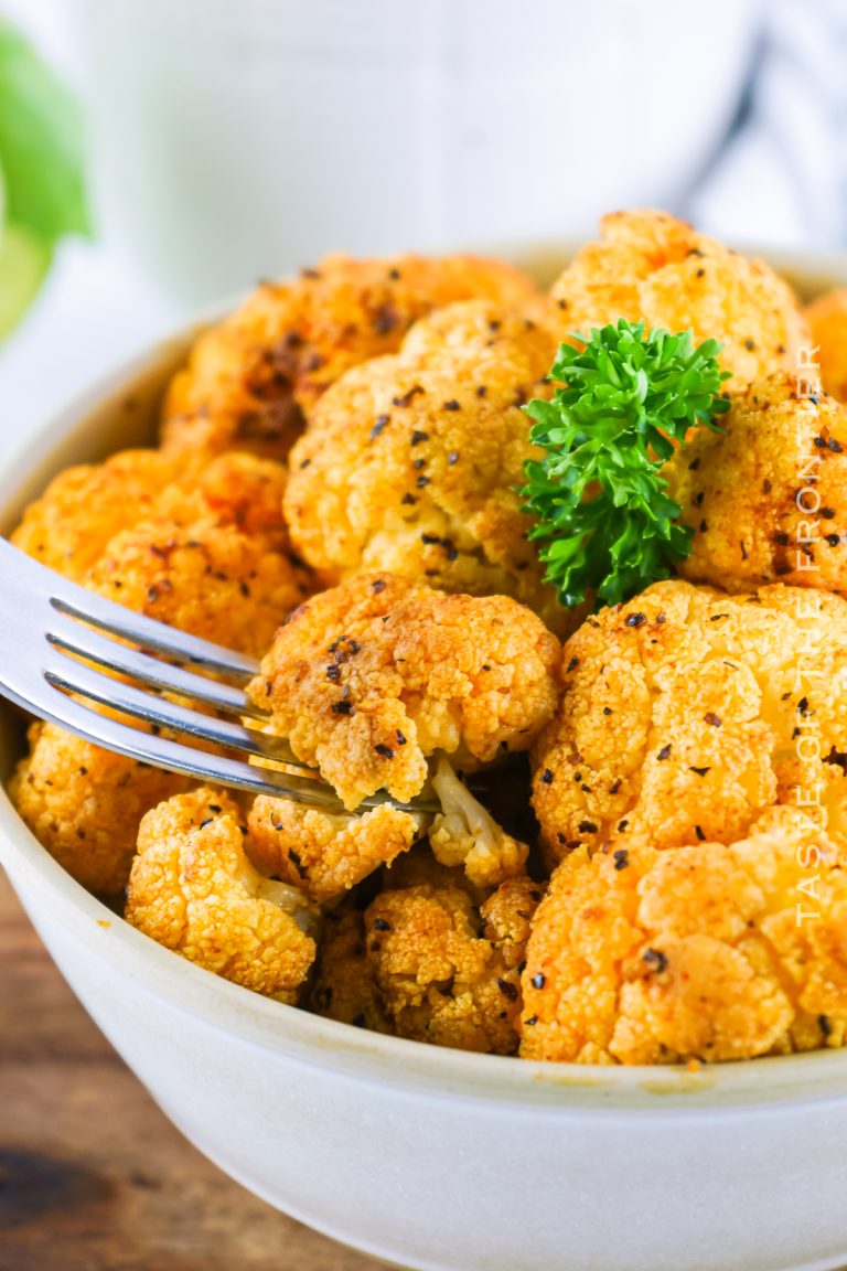 Air Fryer Cauliflower Taste of the Frontier