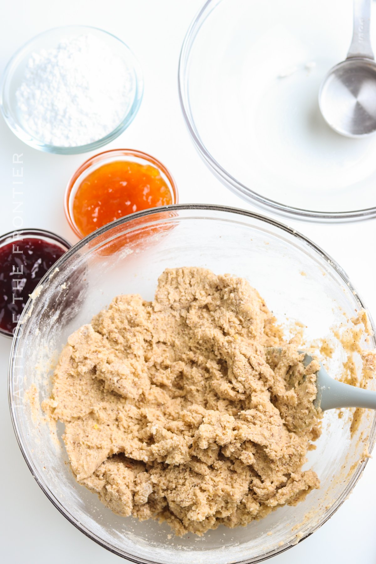 dough for Linzer Cookies