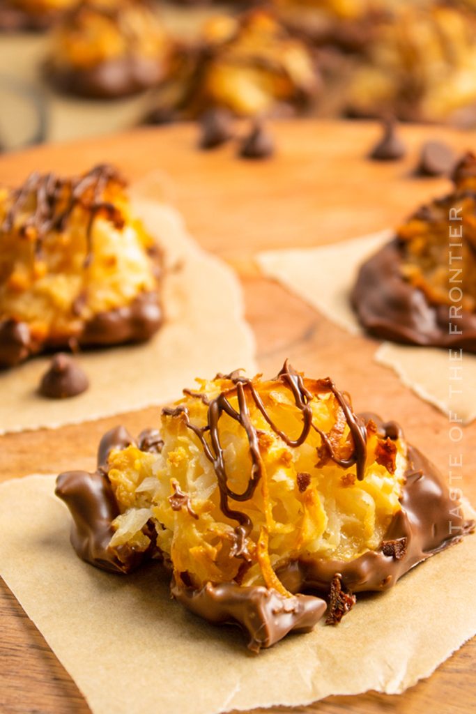 Chocolate Coconut Macaroons - Taste of the Frontier