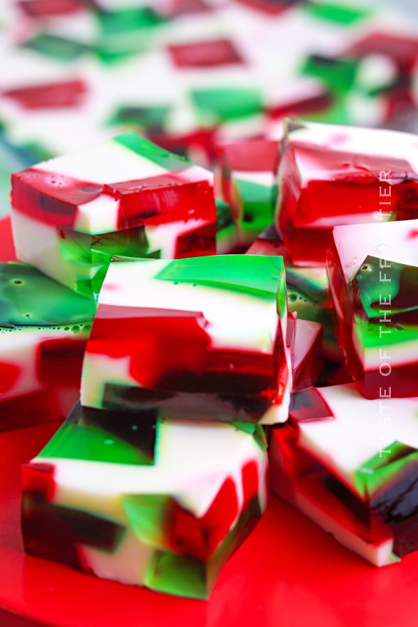 Jell-O Dessert for Christmas