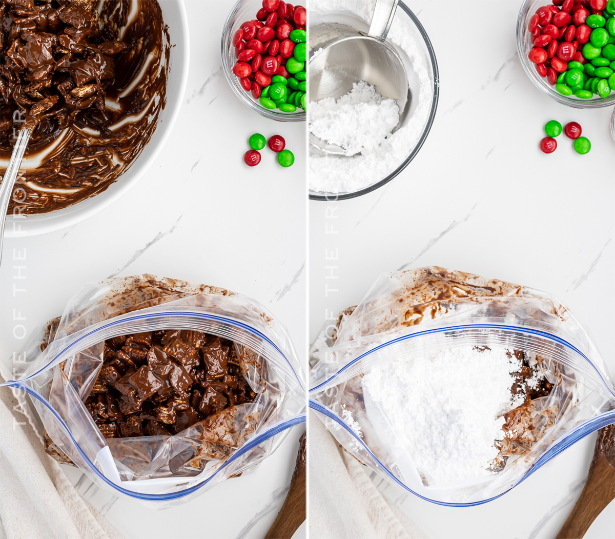 How to coat with chocolate and sugar