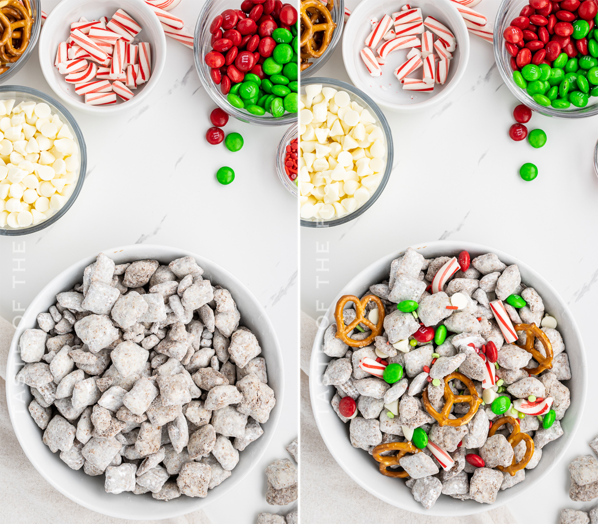 mixins for holiday snack