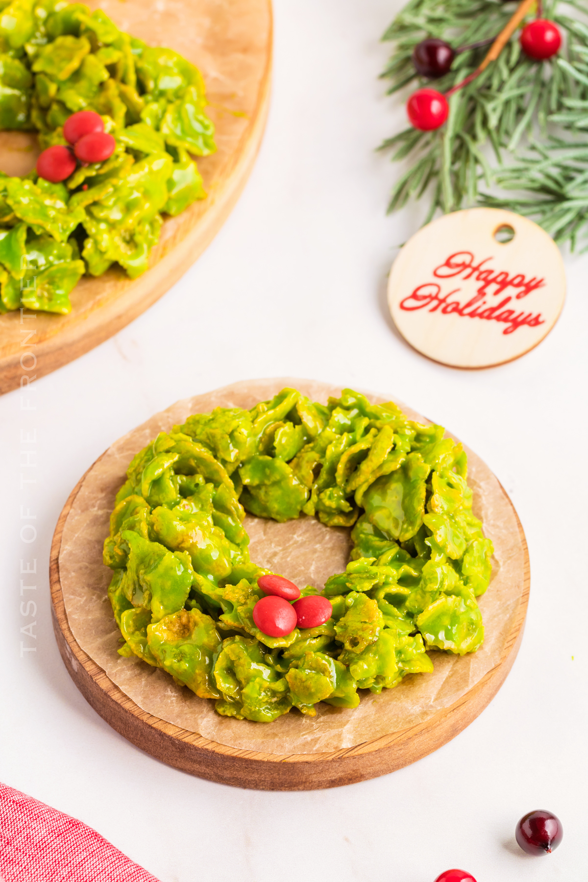 holiday Cornflake Wreaths