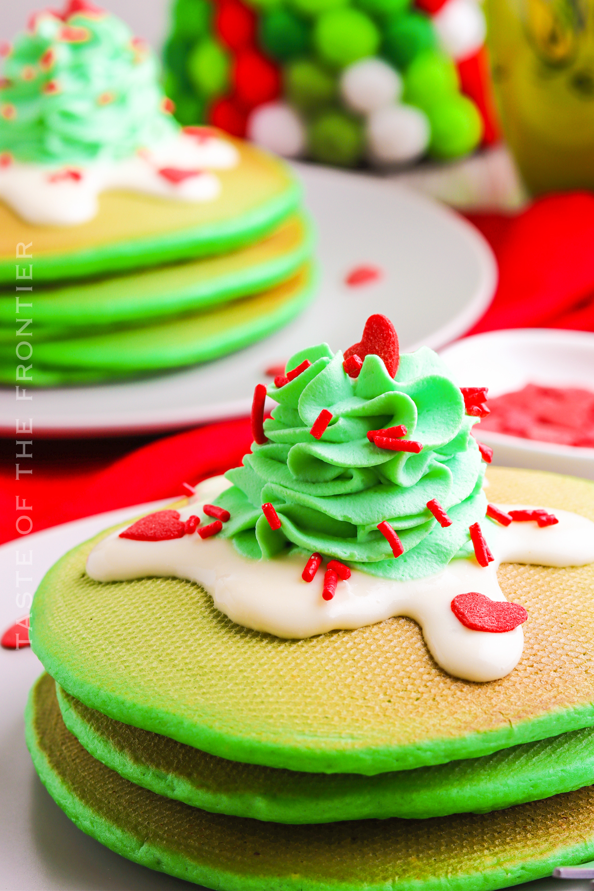 Grinch Pancakes