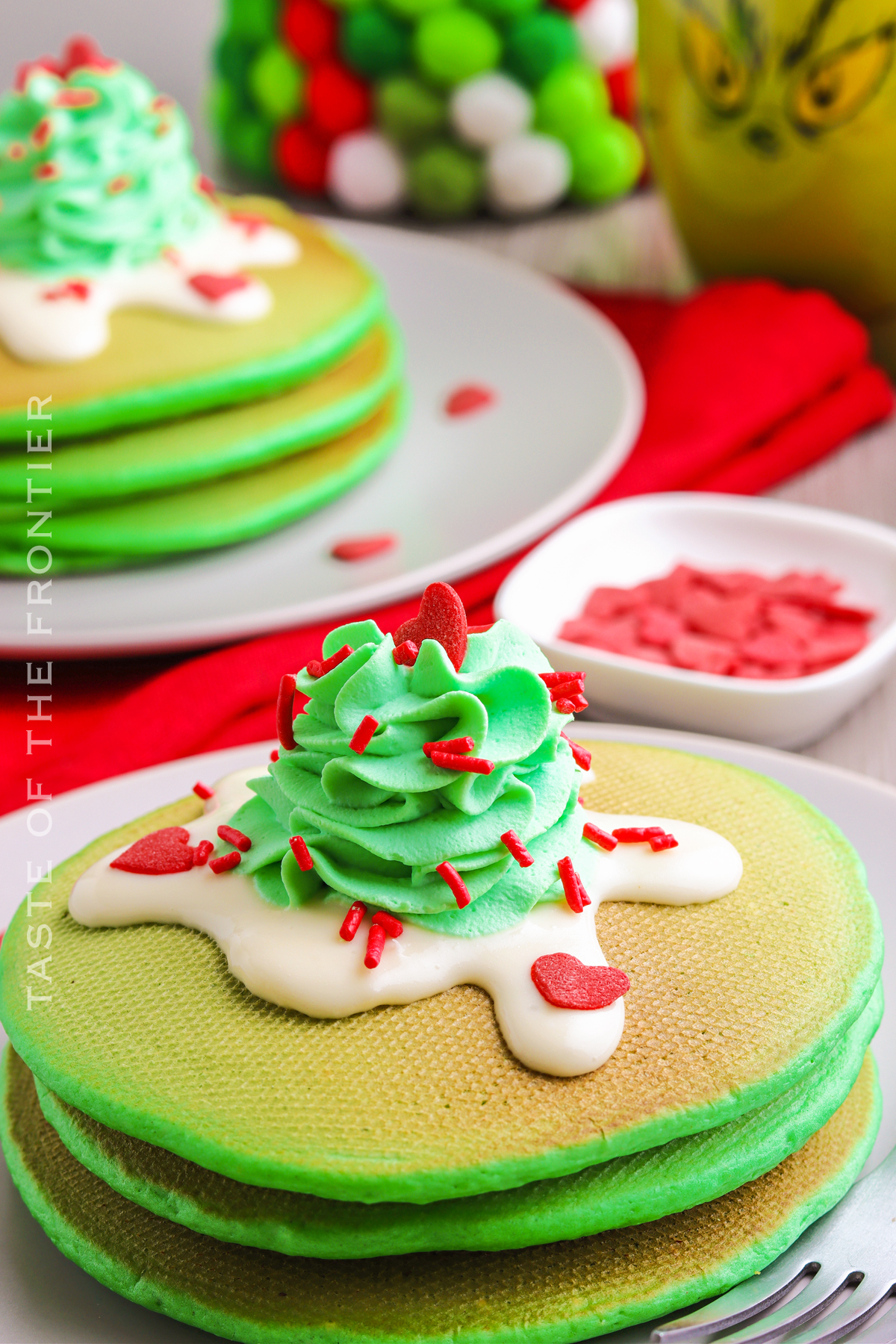 Copycat IHOP Grinch Pancakes Recipe