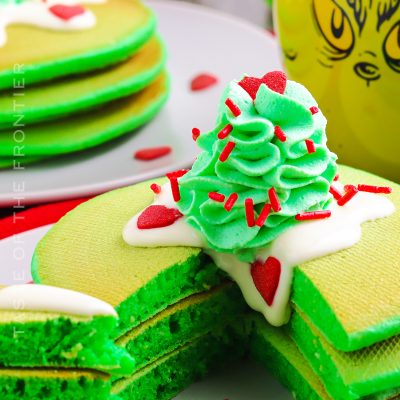 Copycat IHOP Grinch Pancakes Recipe