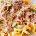 Slow Cooker Beef Stroganoff