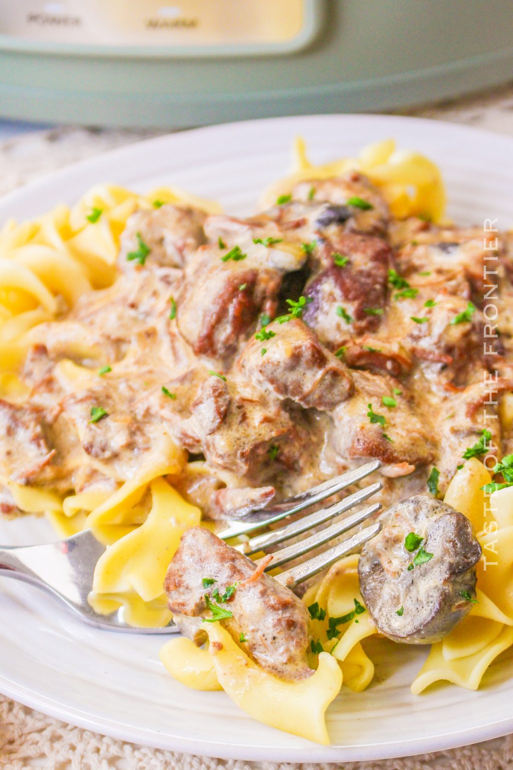 Slow Cooker Beef Stroganoff Taste of the Frontier