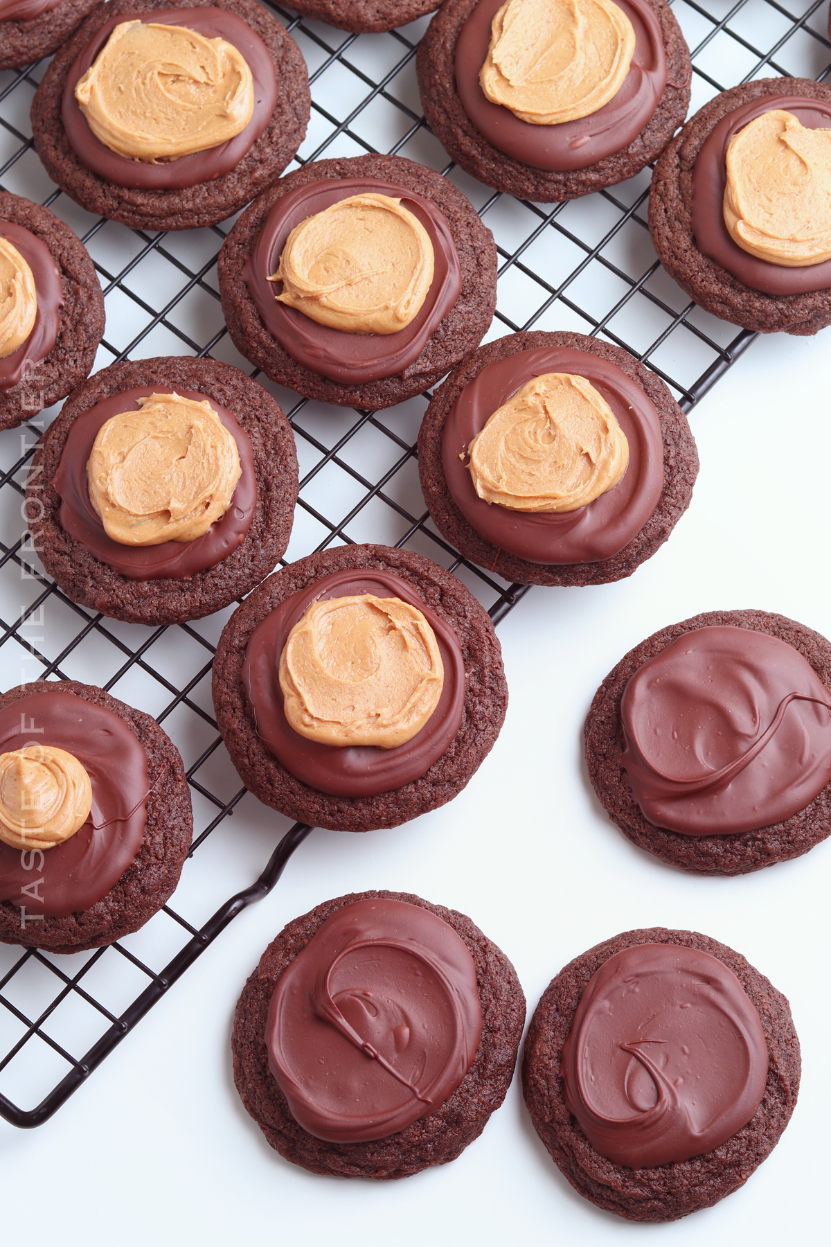 decorated Buckeye Cookies