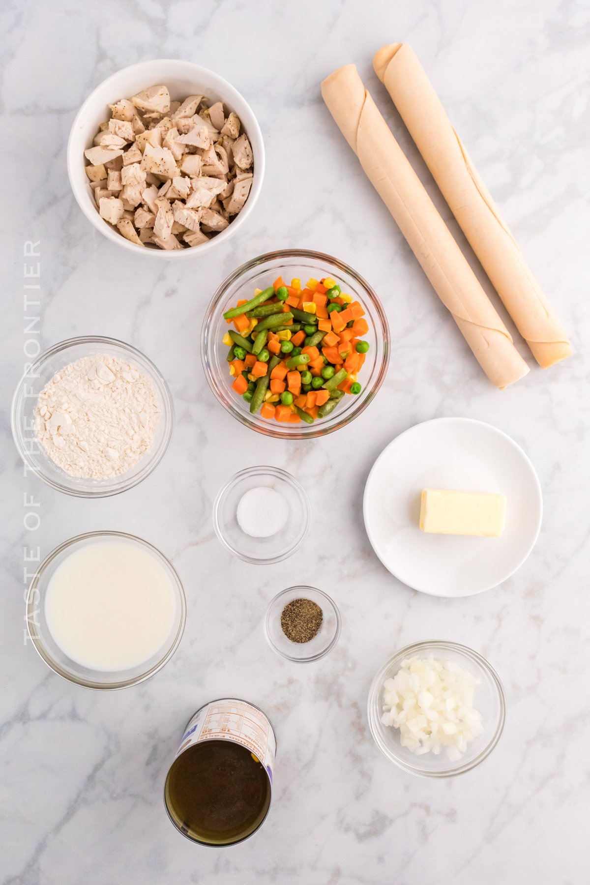 Easy Chicken Pot Pie Ingredients