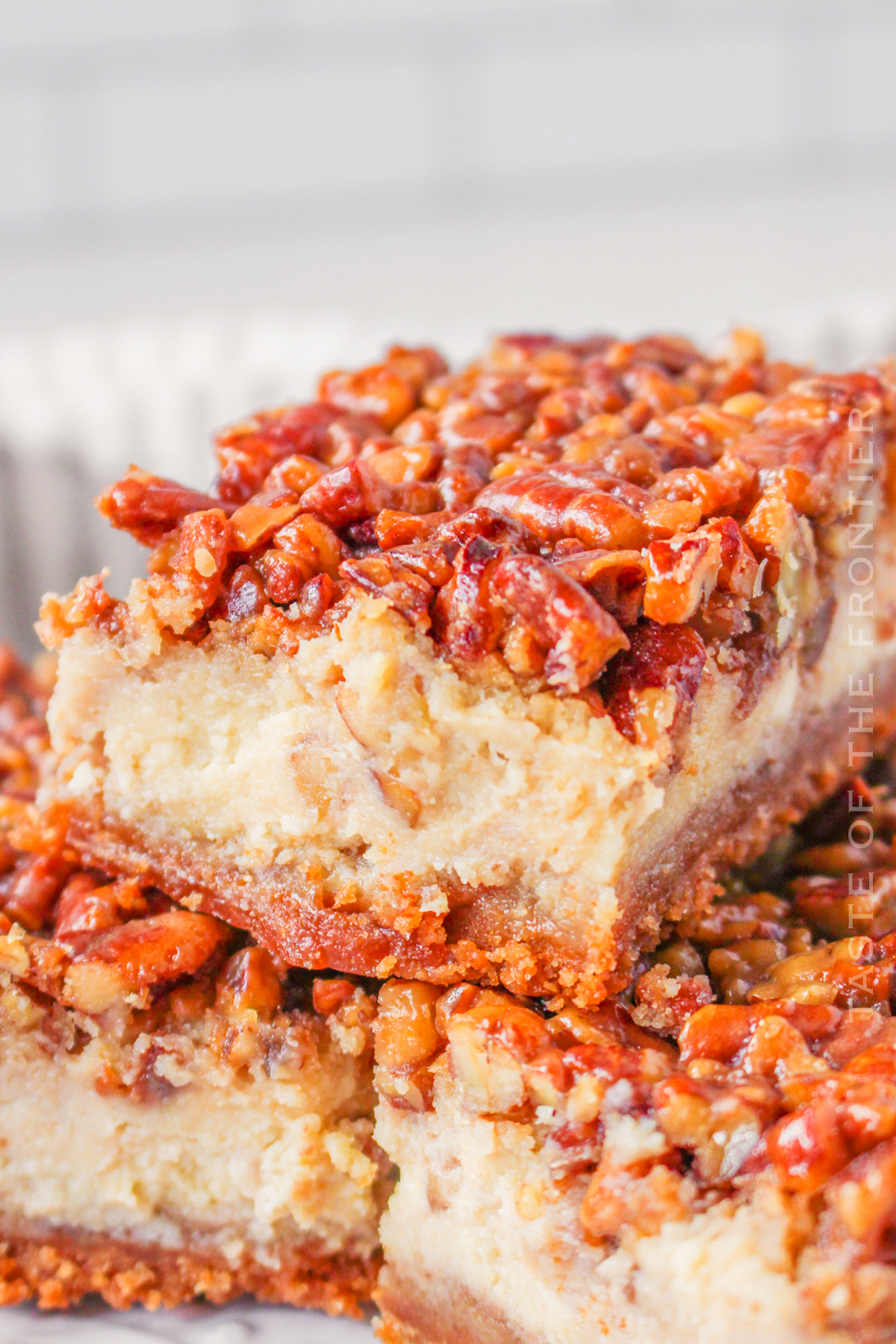 Pecan Pie Cheesecake Bars