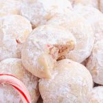 Peppermint Snowball Cookies