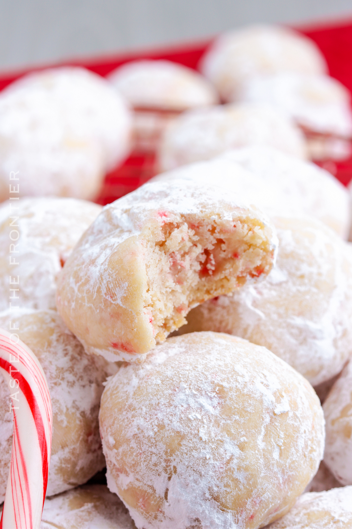 Christmas Peppermint Snowballs