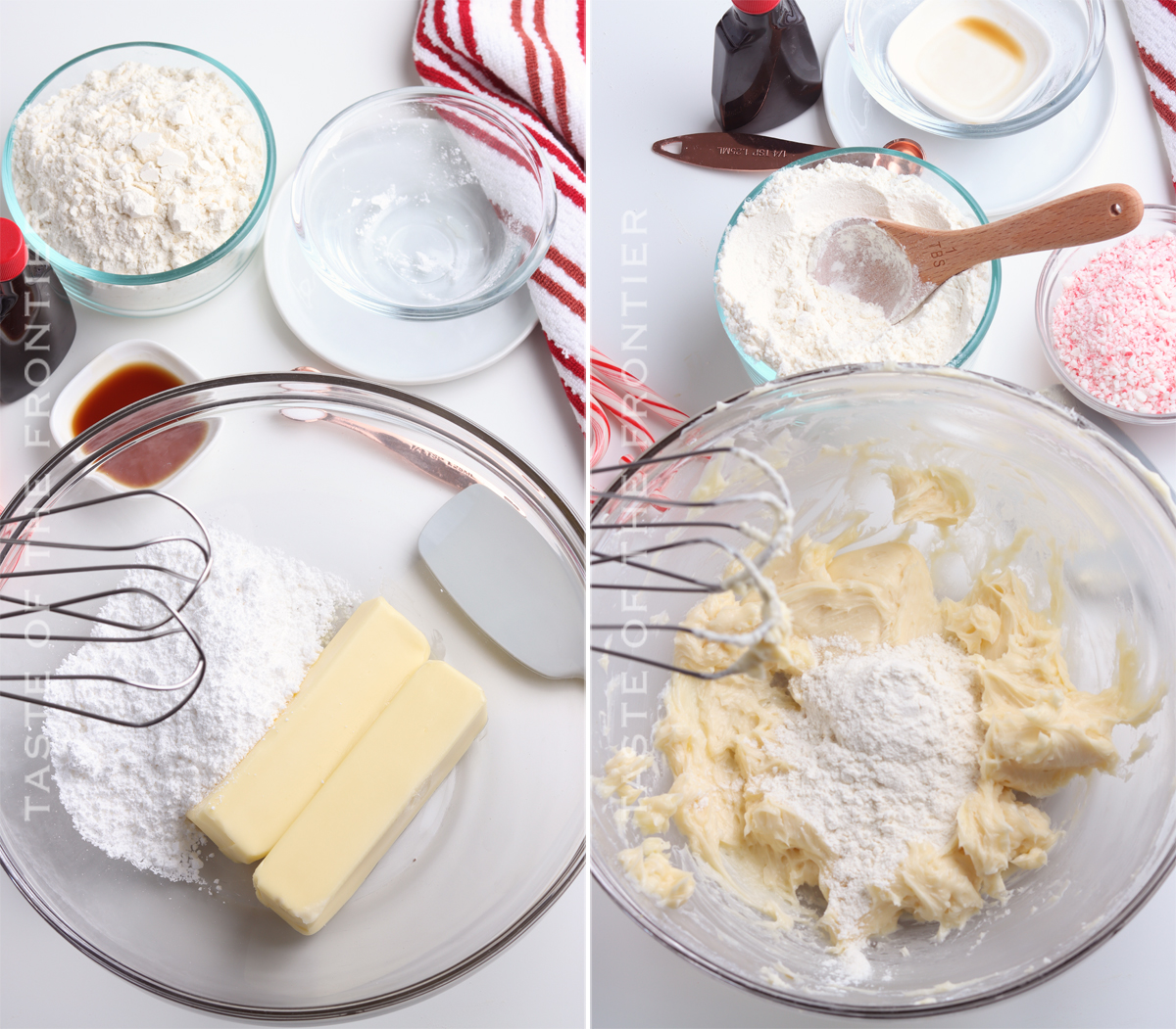 how to make Peppermint Snowball Cookies