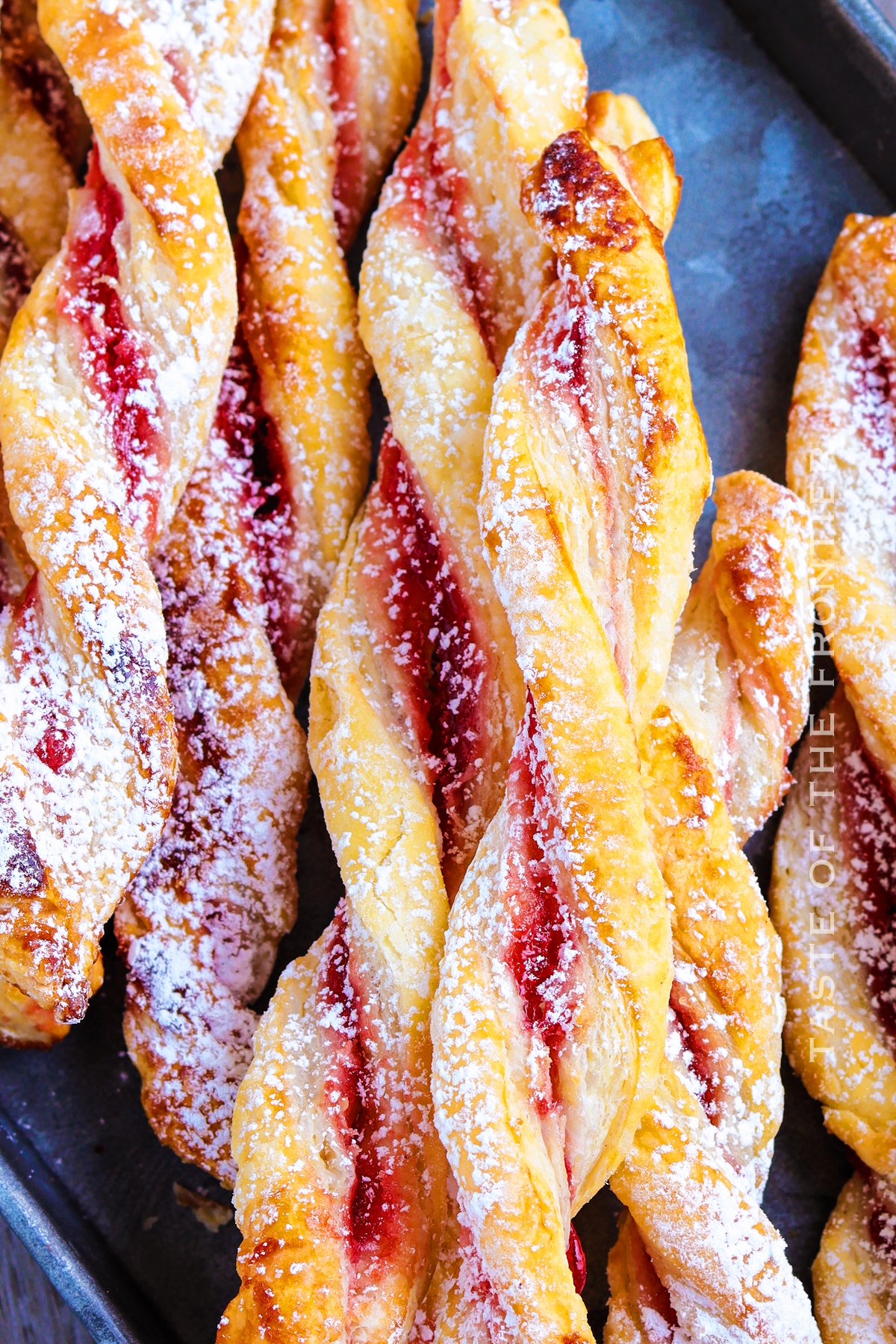 Recipe for Raspberry Pastry Twists