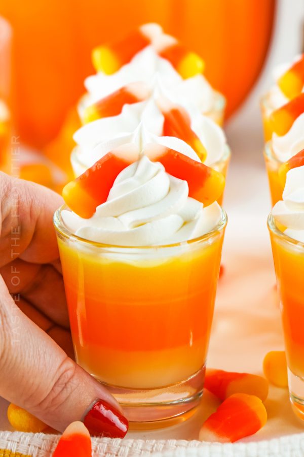 Candy Corn Jello Shots