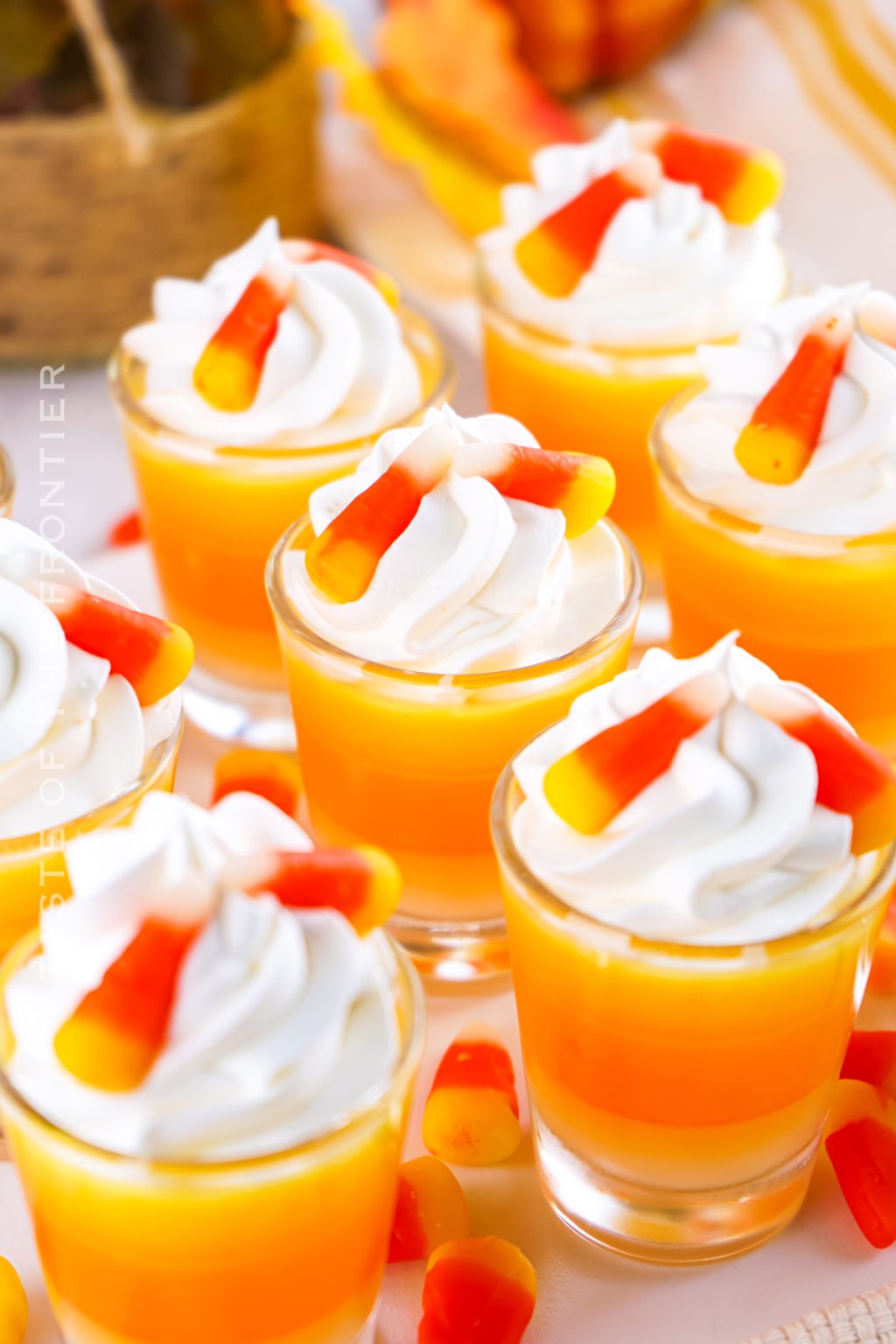 Candy Corn Jello Shots Taste of the Frontier