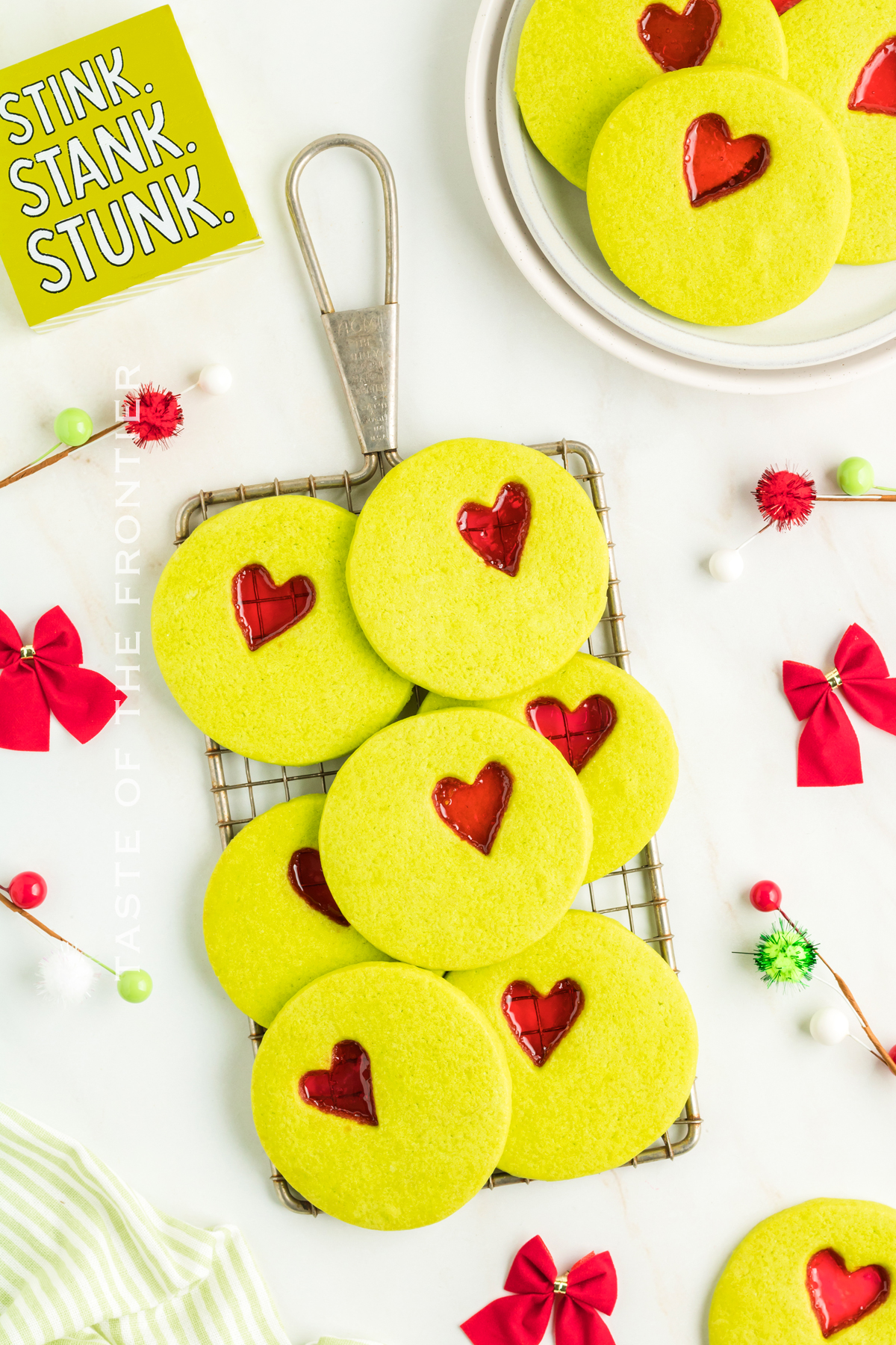 Grinch Christmas Cookies