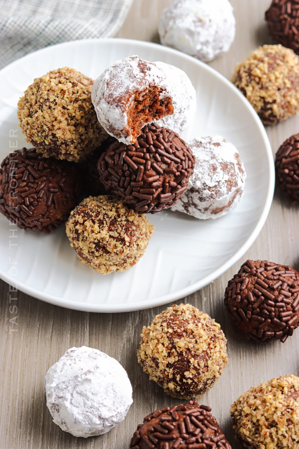 Rum Balls Taste of the Frontier