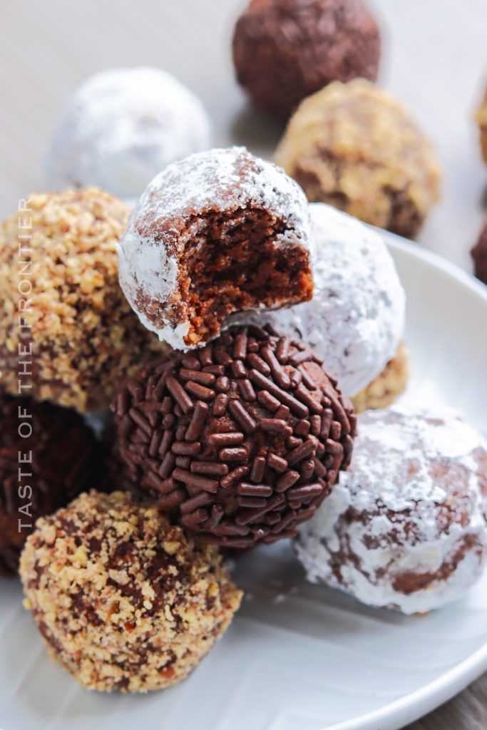 Rum Balls Taste of the Frontier