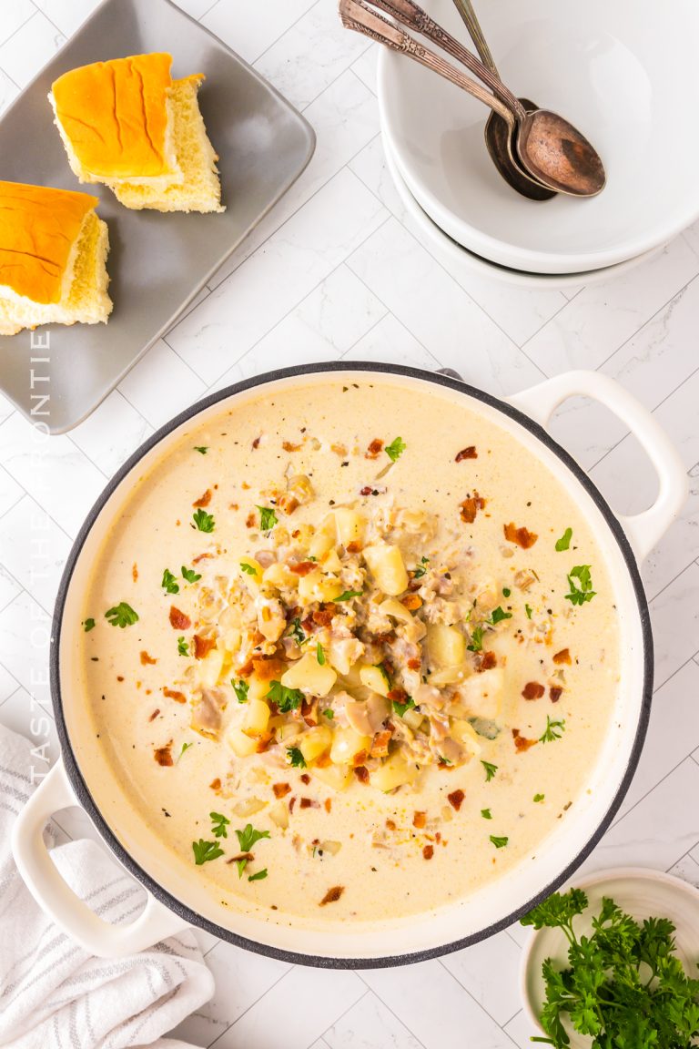 New England Clam Chowder Taste of the Frontier