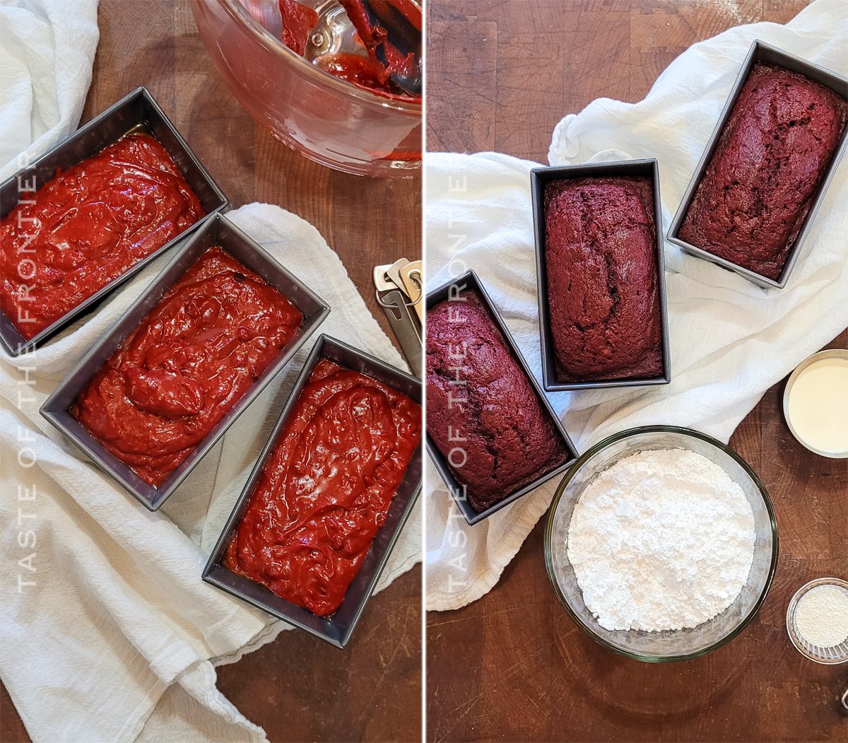 How to Make Chocolate Chip Red Velvet Mini Loaves