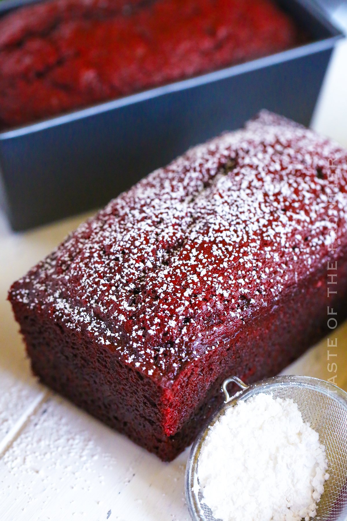 Recipe for Chocolate Chip Red Velvet Mini Loaves