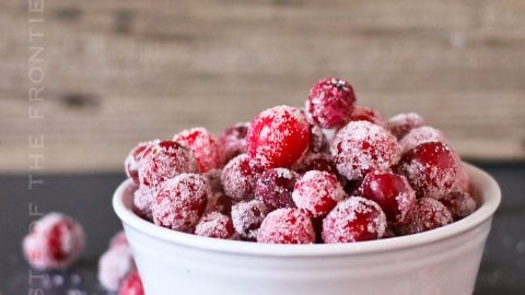 sugared cranberries