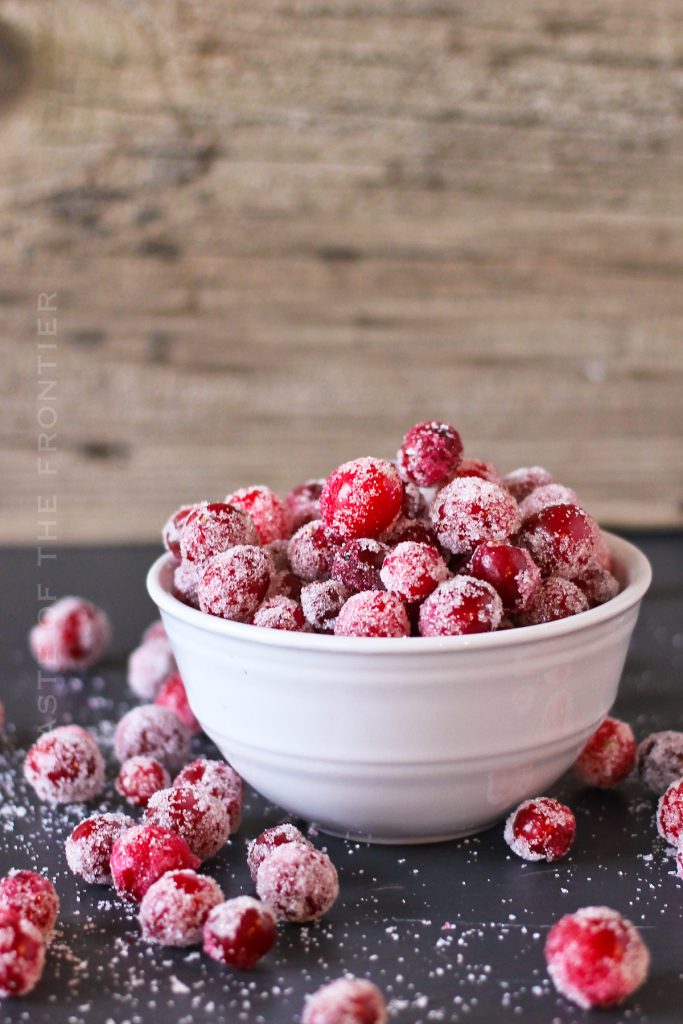 sugared cranberries