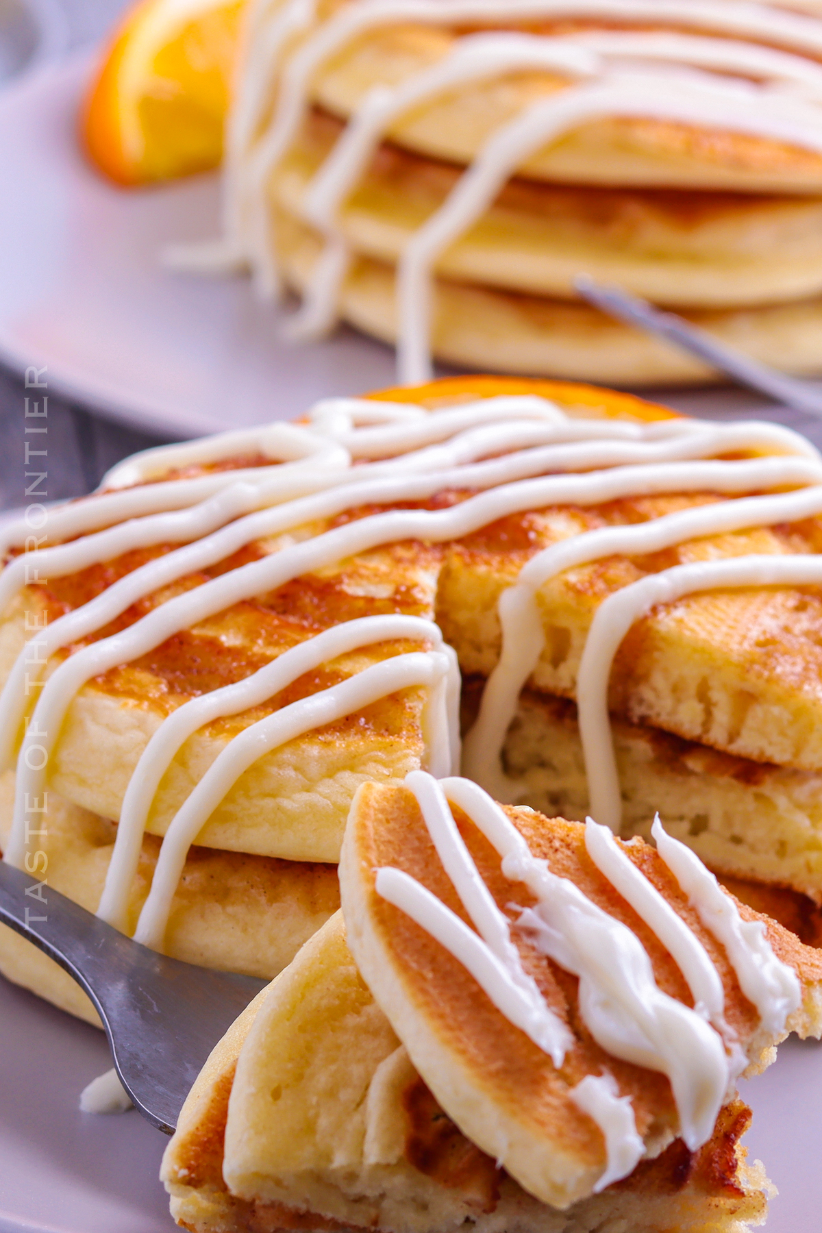 Cinnamon Roll Pancakes